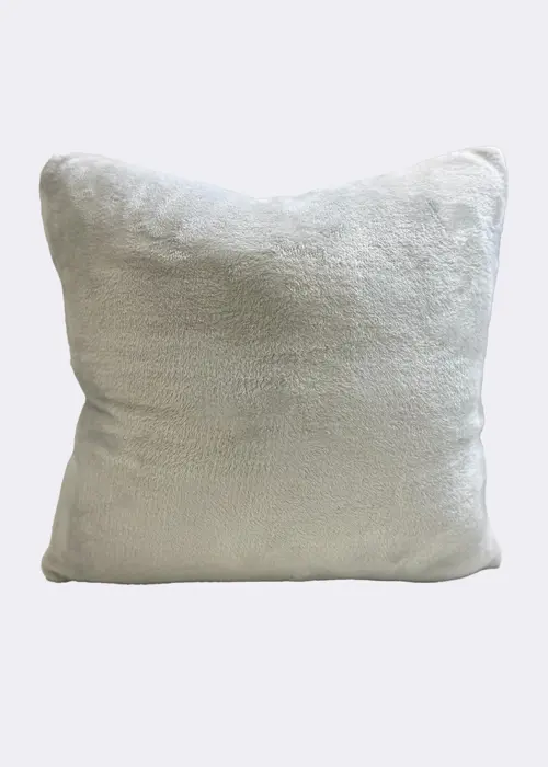 Grey Fleece Cushion