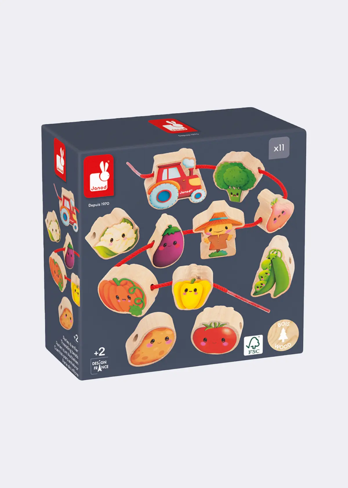 Vegetable Garden Threading Beads