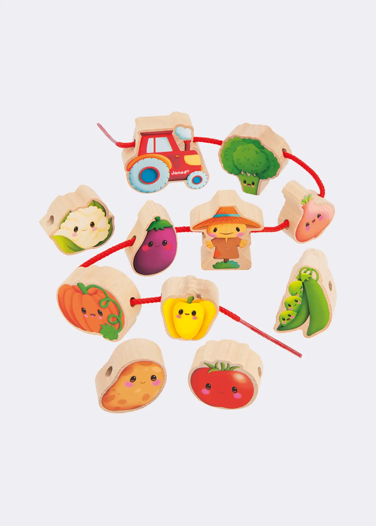 Vegetable Garden Threading Beads