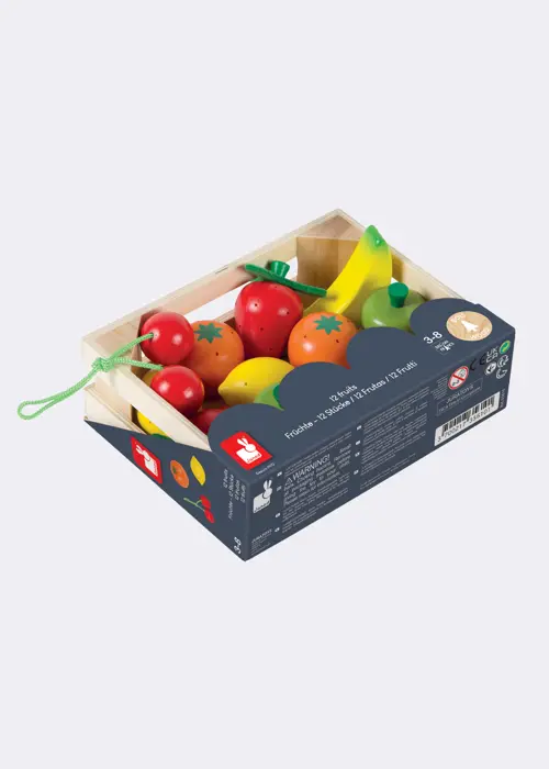 A photo of 12 Wooden Fruits Crate