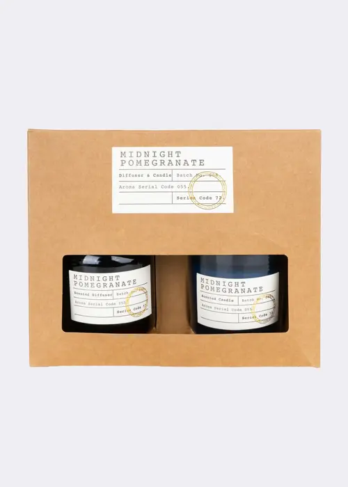 Midnight Pomegranate Candle Diffuser Gift Set
