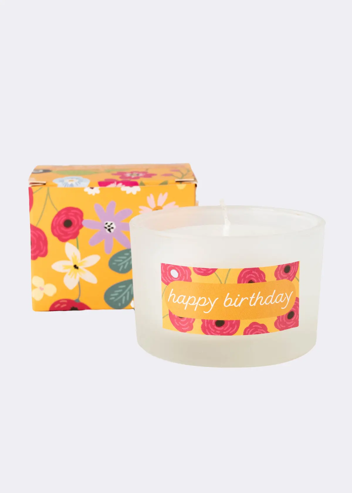 A photo of Happy Birthday Candle In Gift Box