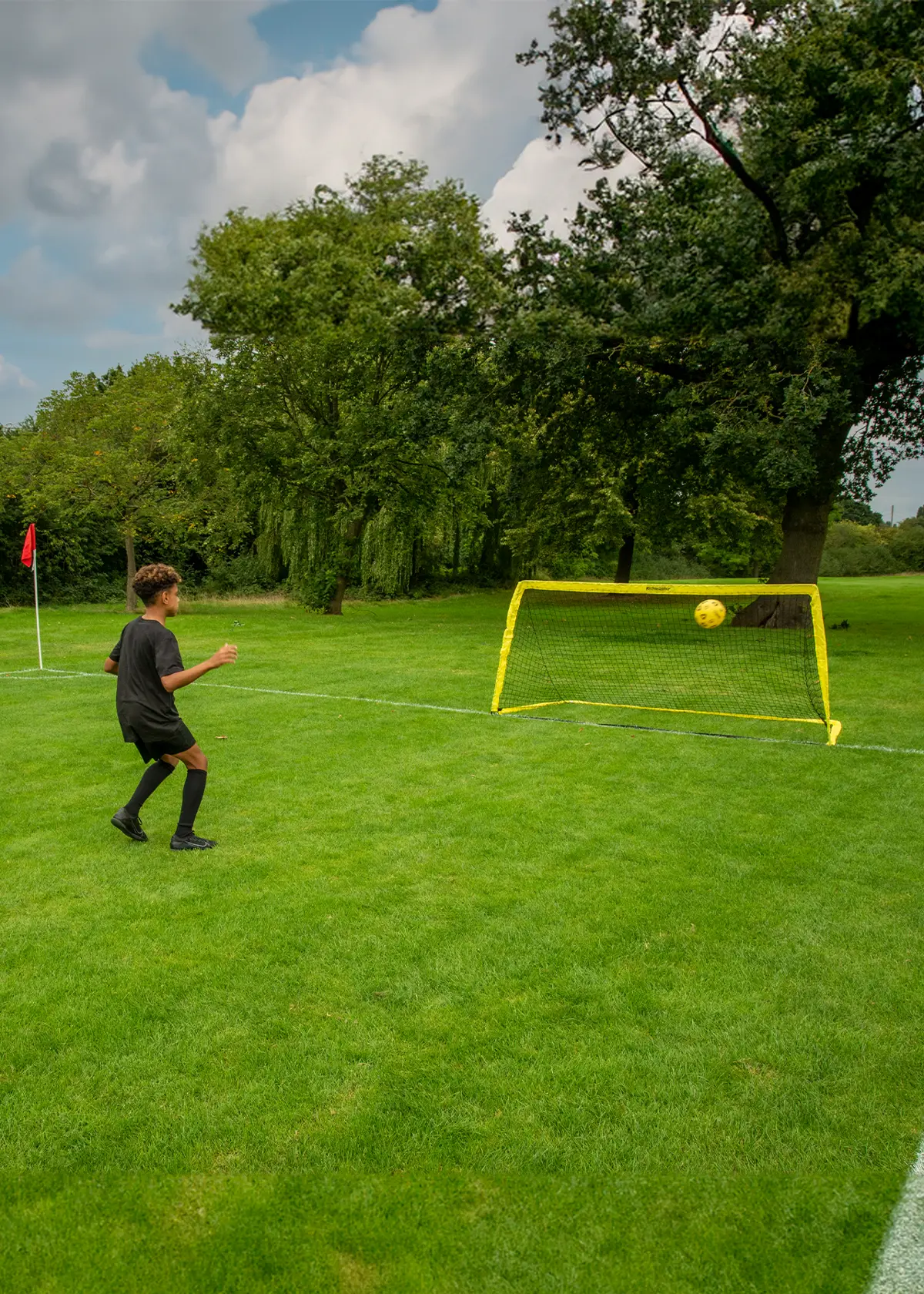 A photo of Kickmaster Fibreglass Flexi Goal 8ft