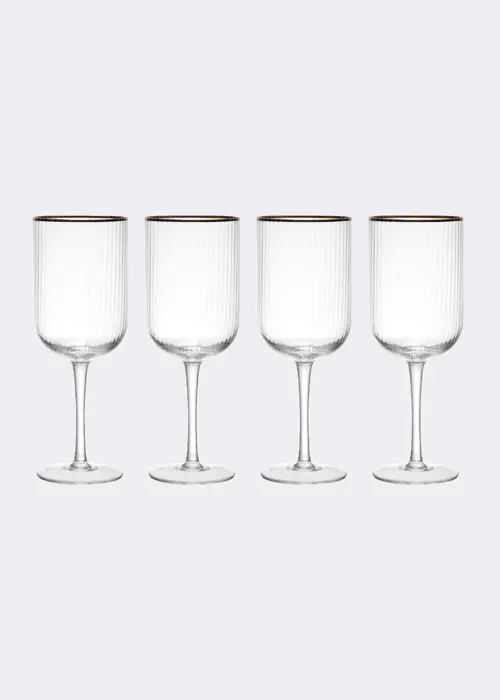 A photo of Pack of 4 Sorrento White Wine Glasses