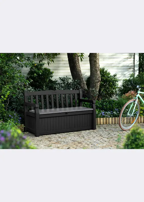 Keter Eden 265L Storage Bench Grey