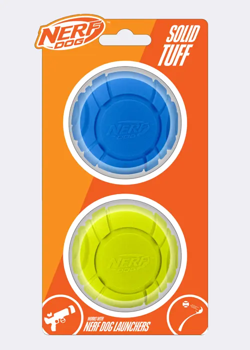 Pack of 2 Nerf 2.5in Solid Foam Sonic Balls