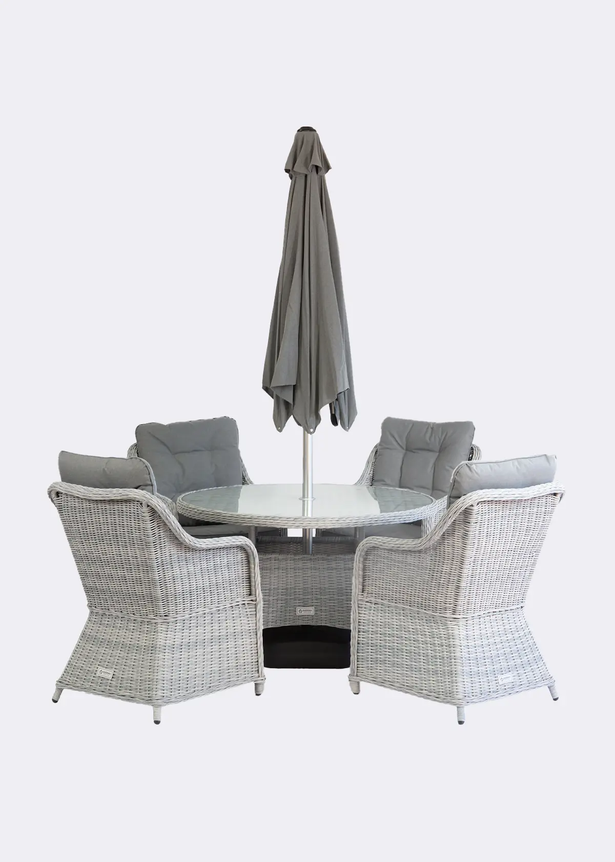 Palermo 4 Seat Outdoor Dining Set