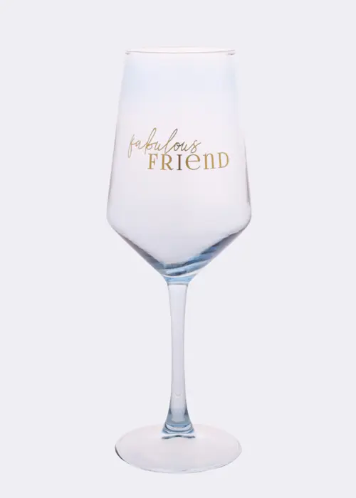 A photo of Confetti Friend Wine Glass