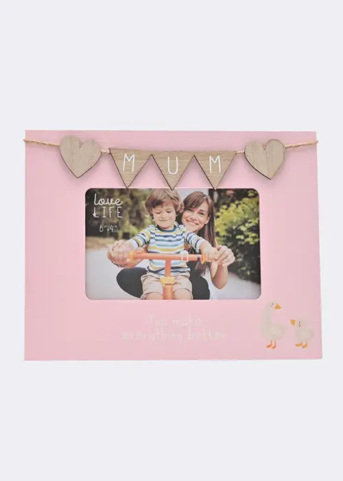 A photo of Love Bunting Mum Frame 4x6