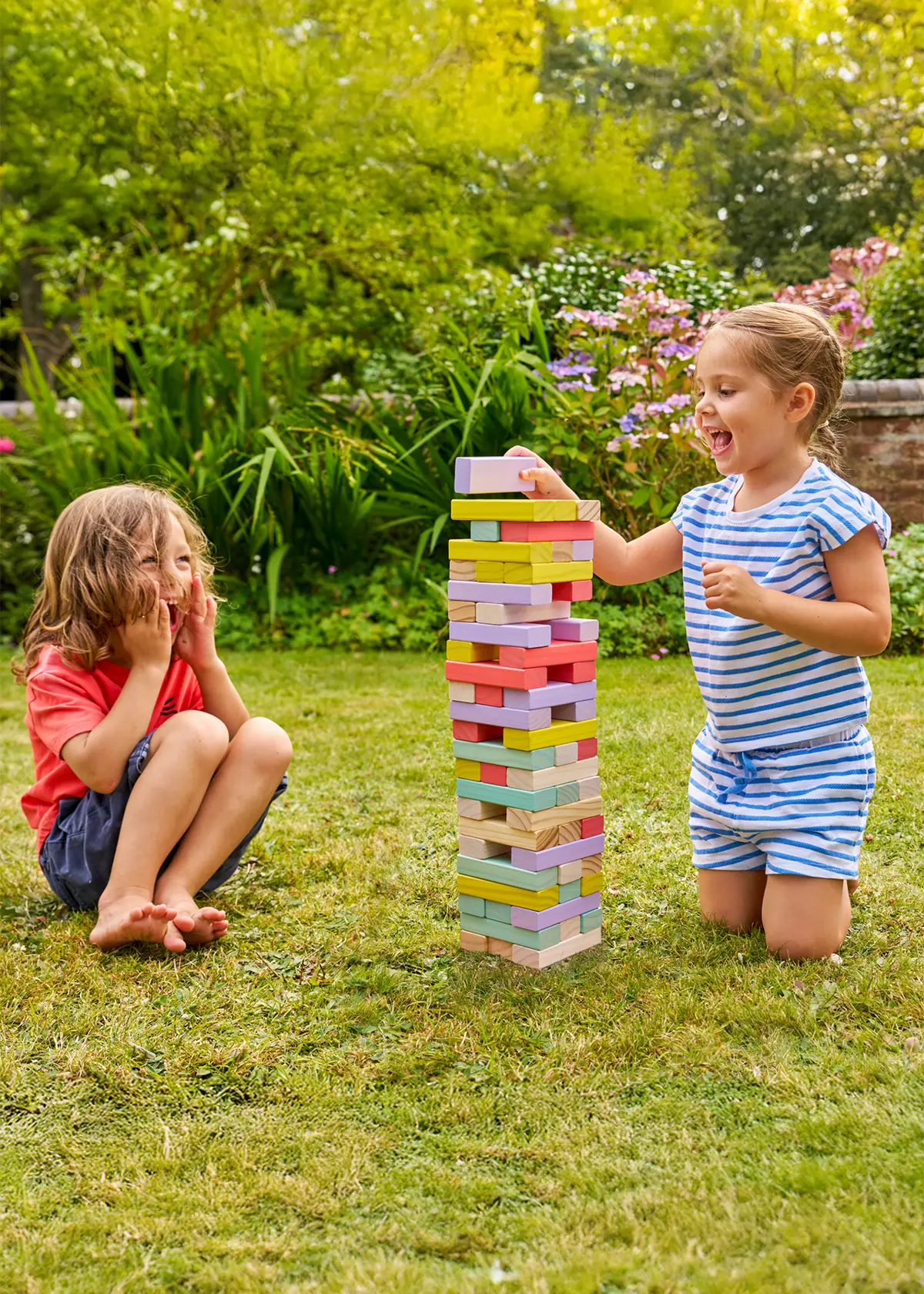 A photo of Giant Wooden Tumble Tower Game