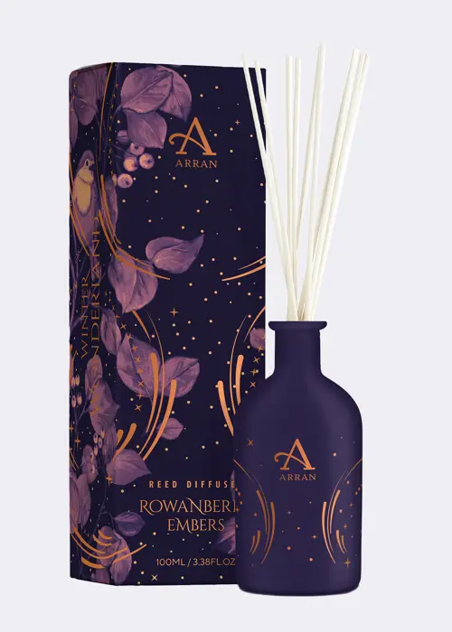 A photo of Arran Aromatics Rowanberry Embers Reed Diffuser