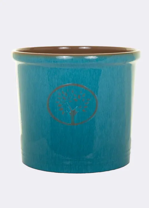 A photo of Cotswold Cylinder Pot 38cm Aqua