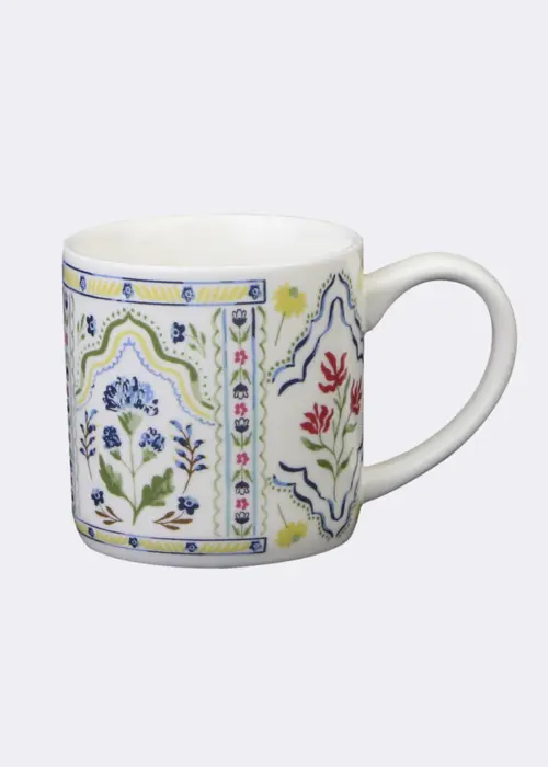 Boho Floral New Bone China Mug