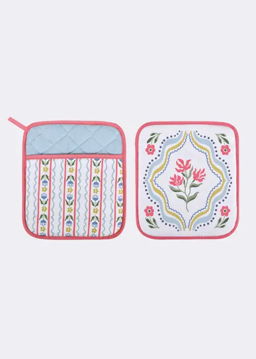 Boho Floral Pot Mitt