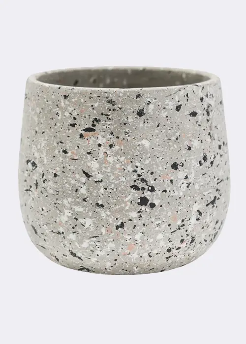 A photo of Alfie Terrazzo Grey Planter 11cm