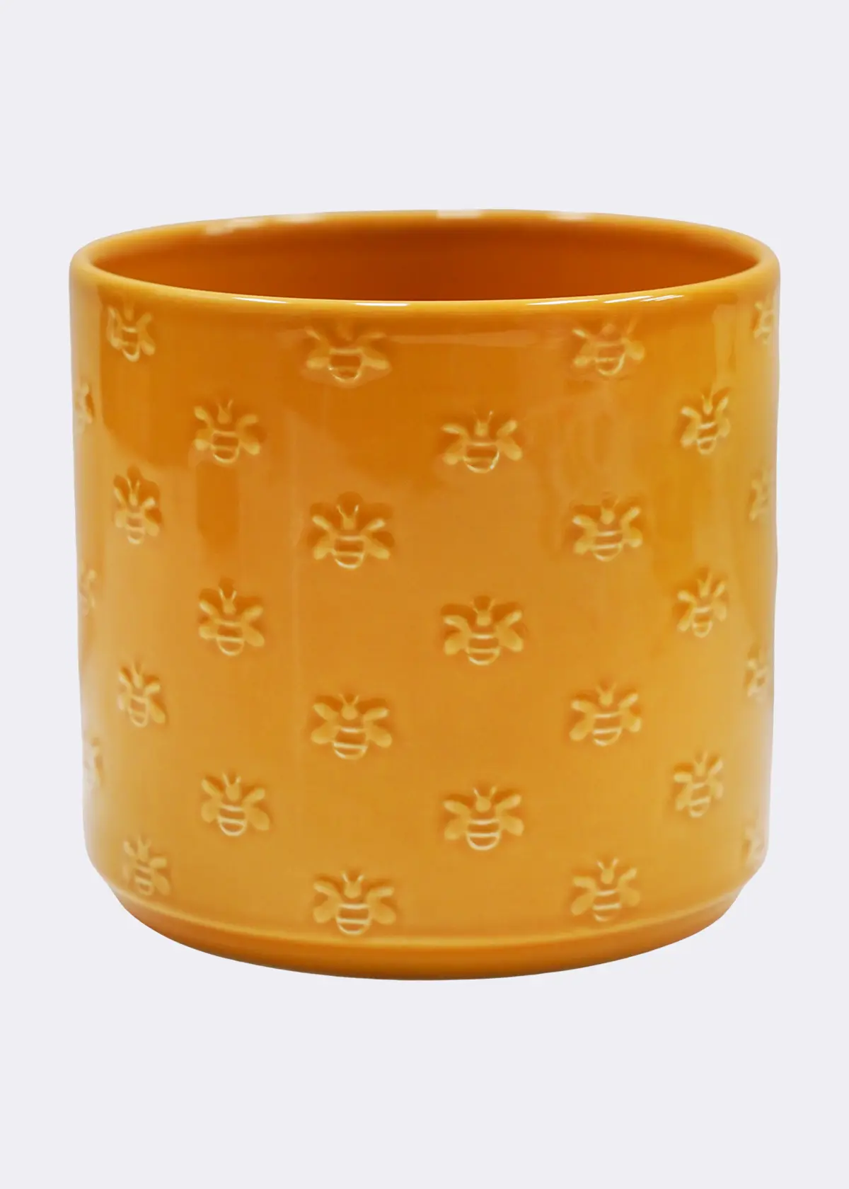 A photo of Arley Yellow Bee Pot 13.5cm