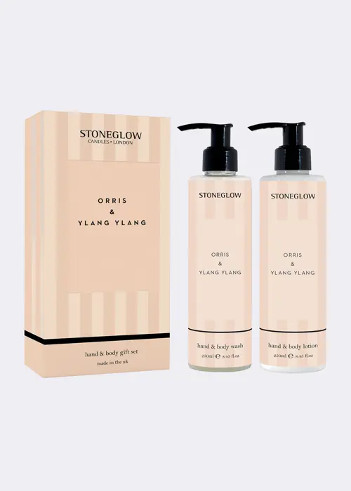 A photo of Orris & Ylang Ylang Hand & Body Wash & Lotion Gift Set