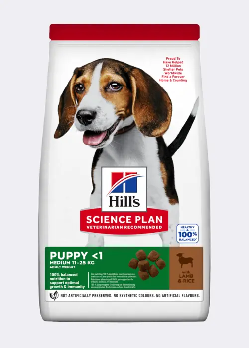 Hill's SP Puppy Medium Dry Dog Lamb & Rice 2.5kg