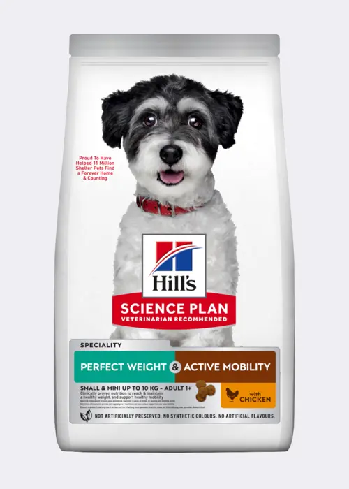 Hill's SP Adult Perfect Weight & Active Small  Chicken 1.5kg