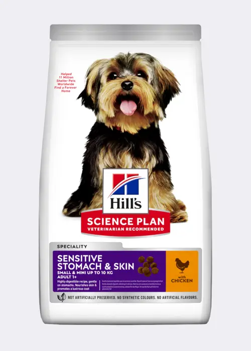 Hill's SP Adult Sensitive Stomach & Skin Small Chicken 1.5kg