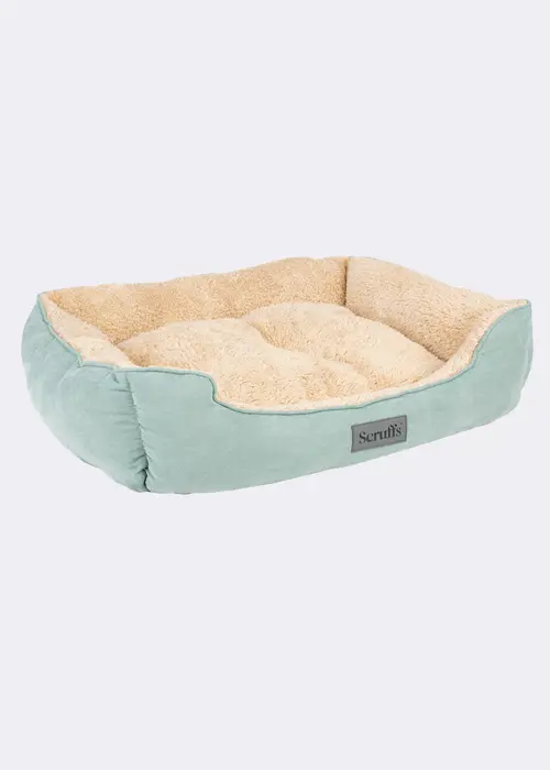 Scruffs Cosy Box Dog Bed Medium Sage Green