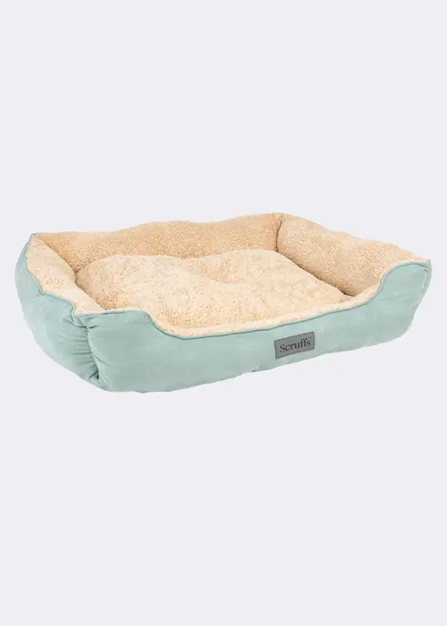 Scruffs Cosy Box Dog Bed Large Sage Green