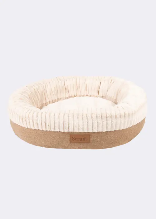 Scruffs Ellen Donut Dog Bed Extra Large Tan