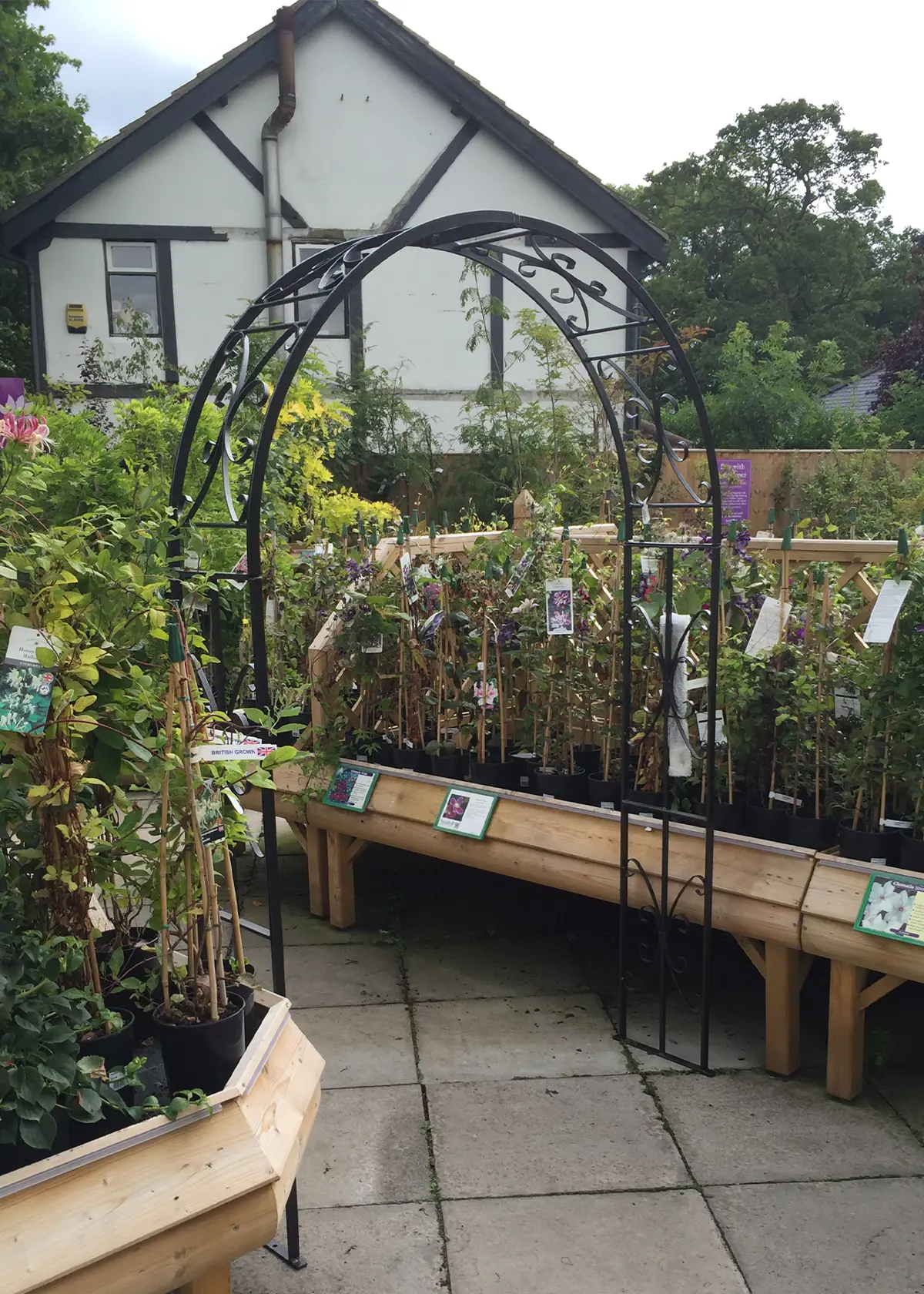 A photo of Buckingham Garden Arch with Ground Spikes