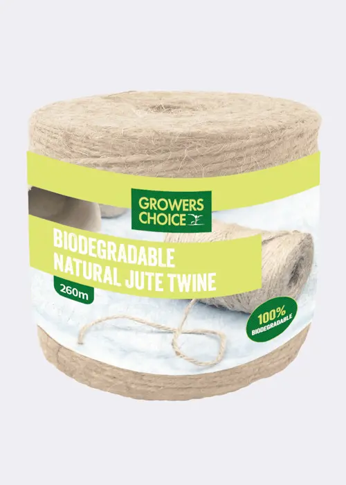 A photo of Biodegradable Brown Jute Twine (260m/spool)
