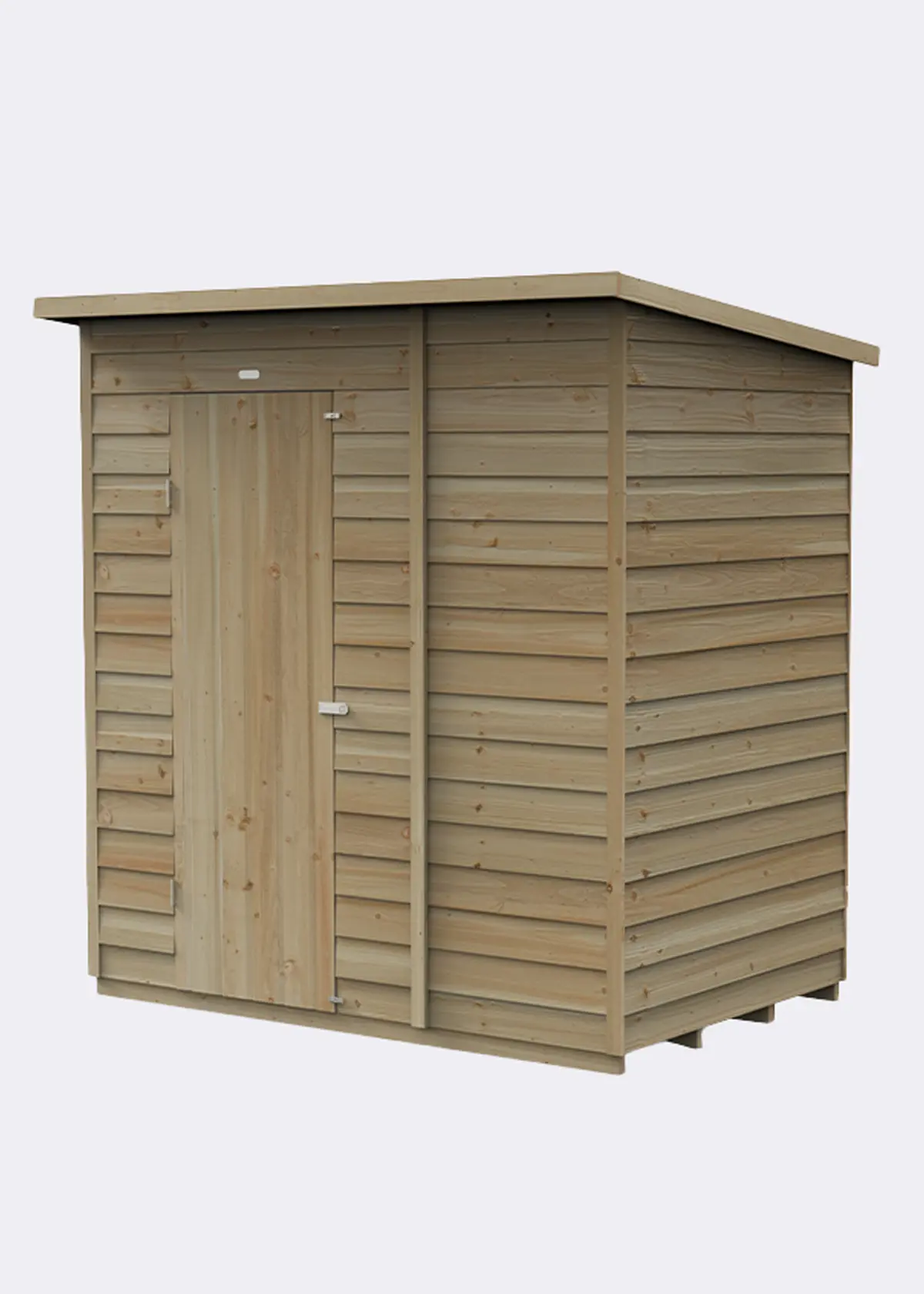 A photo of 4LIFE Pent Shed 6x4 With Single Door