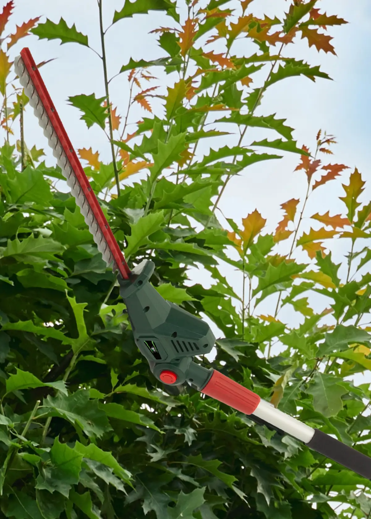 A photo of Webb Eco 20V Long Reach Hedge Trimmer with 2ah Battery and C
