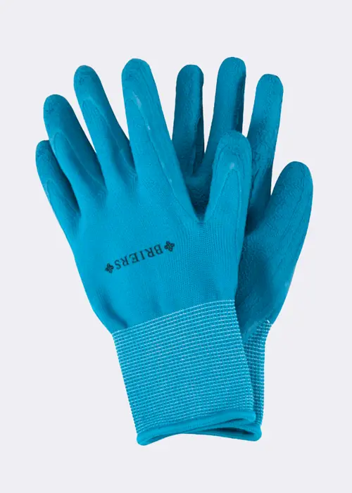 A photo of Comfi-Grips Gardening Gloves Medium Aqua