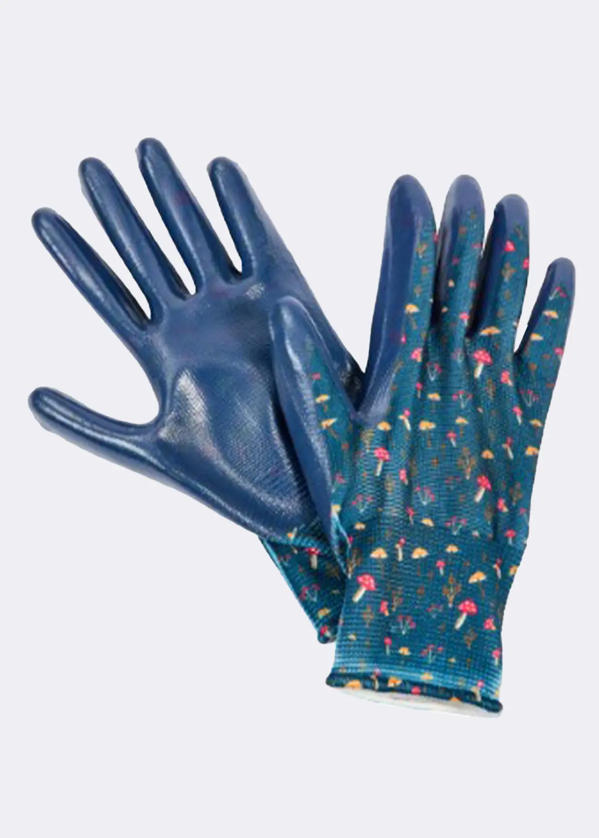 A photo of Seed & Weed Gardening Gloves Medium Mushrooms