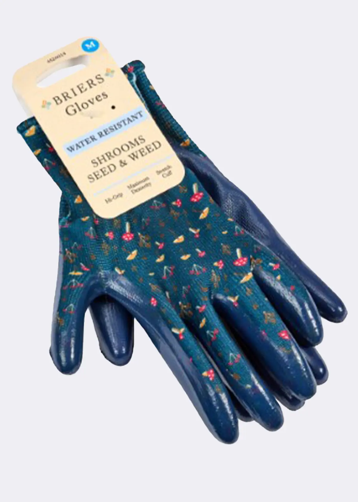 A photo of Seed & Weed Gardening Gloves Medium Mushrooms