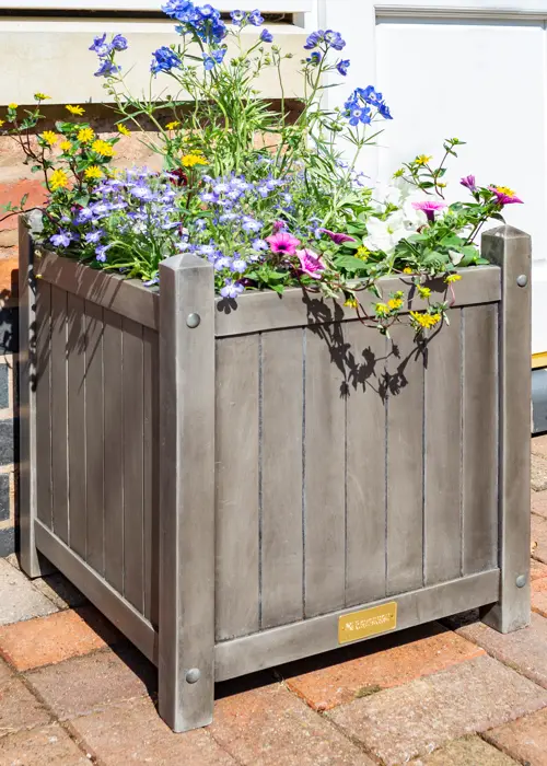 Alderley Grey Square Planter