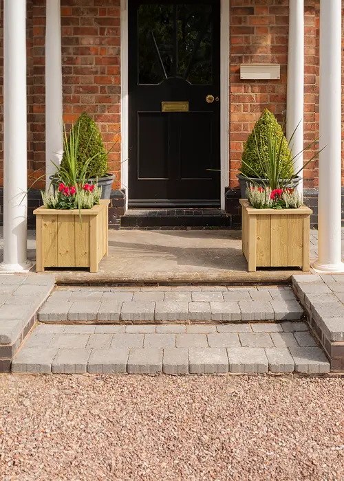 A photo of Premium Heritage Square Planter 40cm 2 Pack