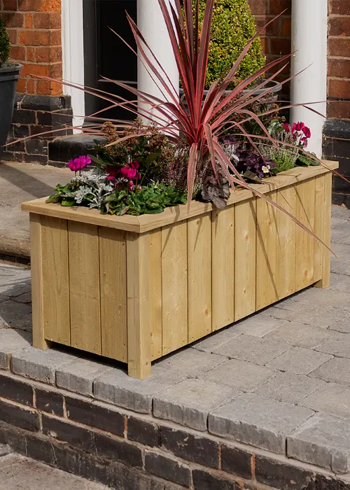 A photo of Premium Heritage Rectangular Planter 100cm