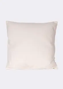 Emboirdered Pumpkin Cushion 45x45cm Natural