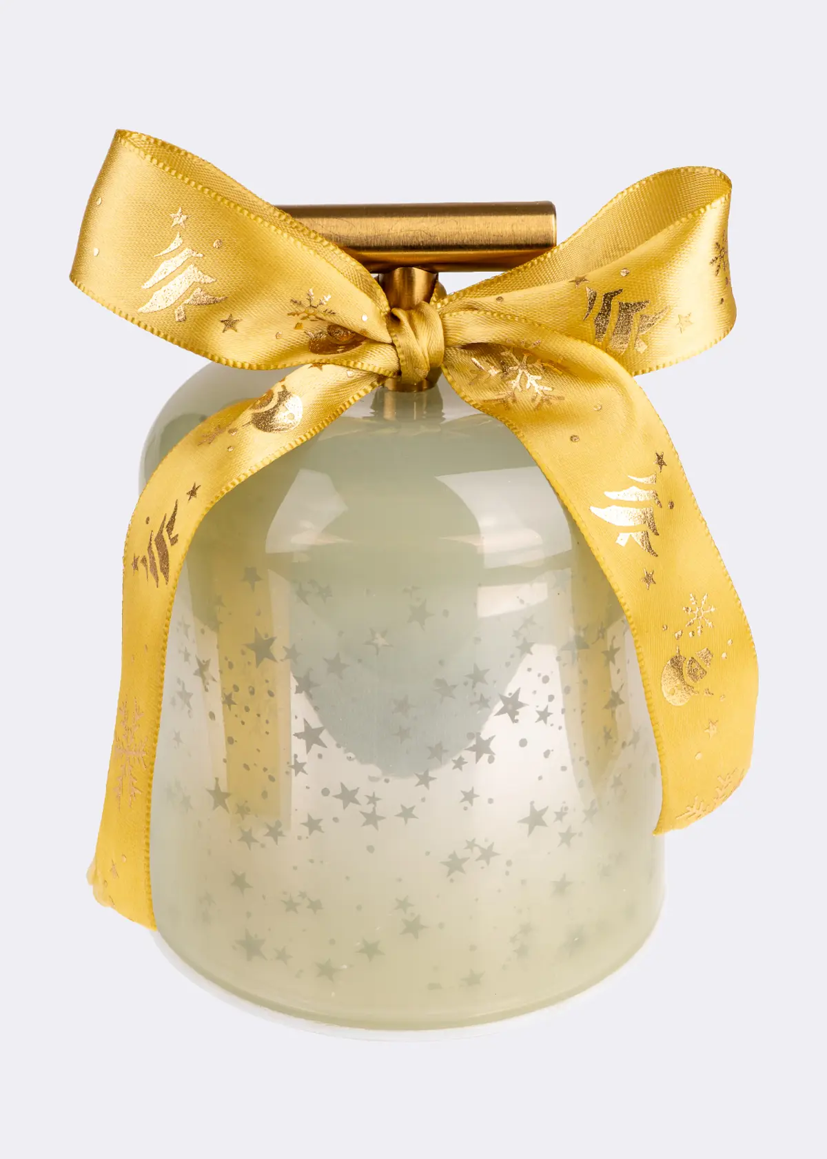 A photo of Small Bell LED Lamp With Gold Ribbon 13.5cm