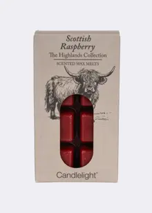Pack of 8 Scottish Raspberry Wax Melts