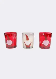 Set of 3 Spiced Apple & Cinnamon Votive Candles