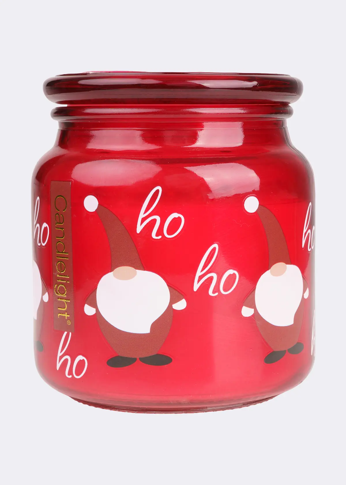 A photo of Spiced Apple & Cinnmon Glass Lidded Candle