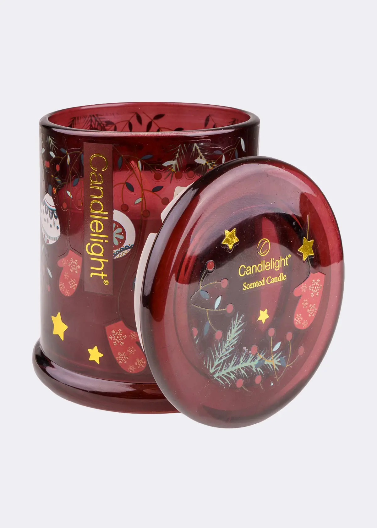 A photo of Mulled Wine Large Glass Lidded Cande