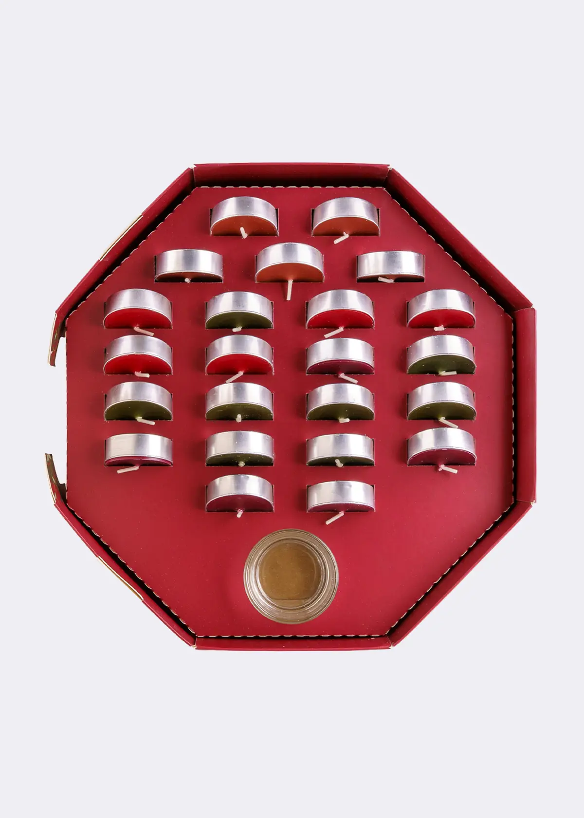 A photo of 24 Mulled Wine Tealight Advent Calender
