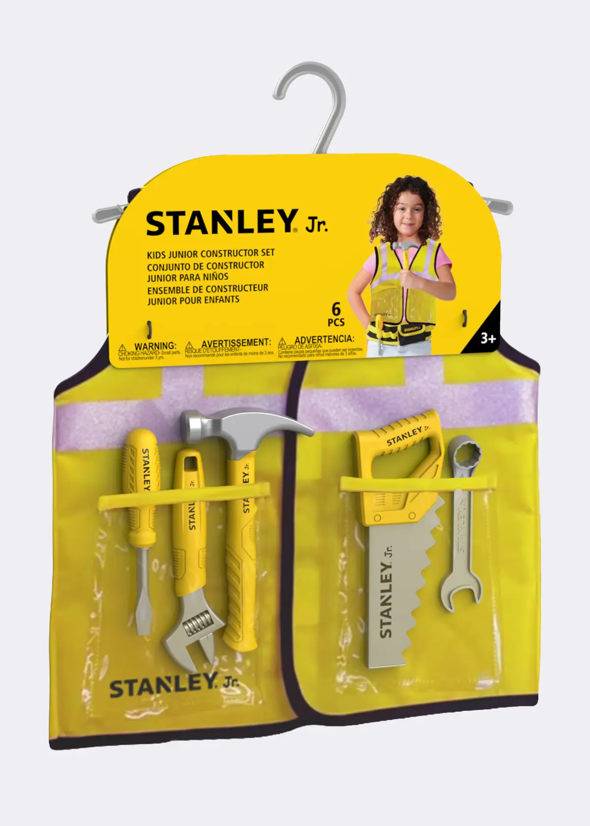 A photo of Stanley Jr. Kids Junior 6-Piece Construction Set
