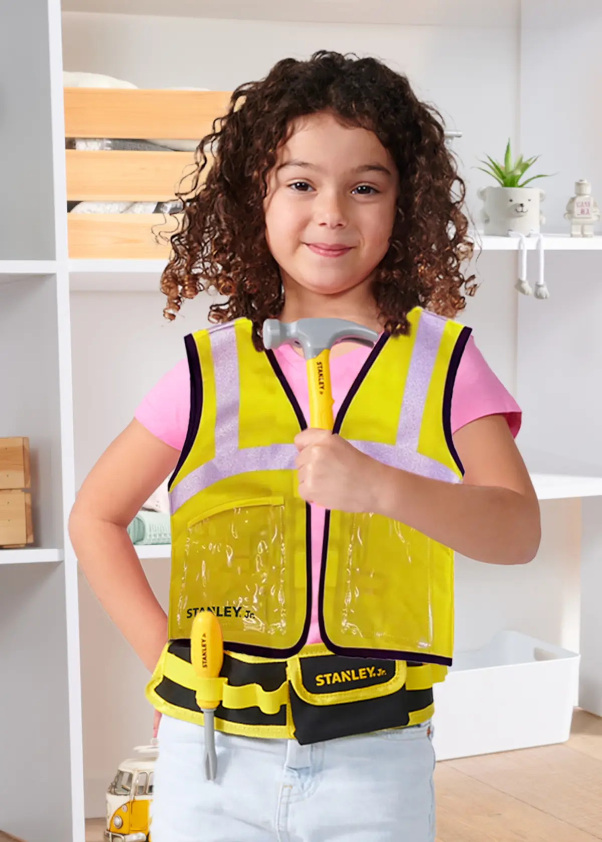 A photo of Stanley Jr. Kids Junior 6-Piece Construction Set