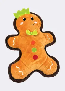 Gingerbread Tough Dog Toy