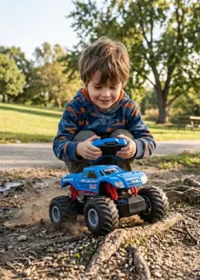 Nikko Bigfoot Traditional Remote-Control Monster Truck Blue