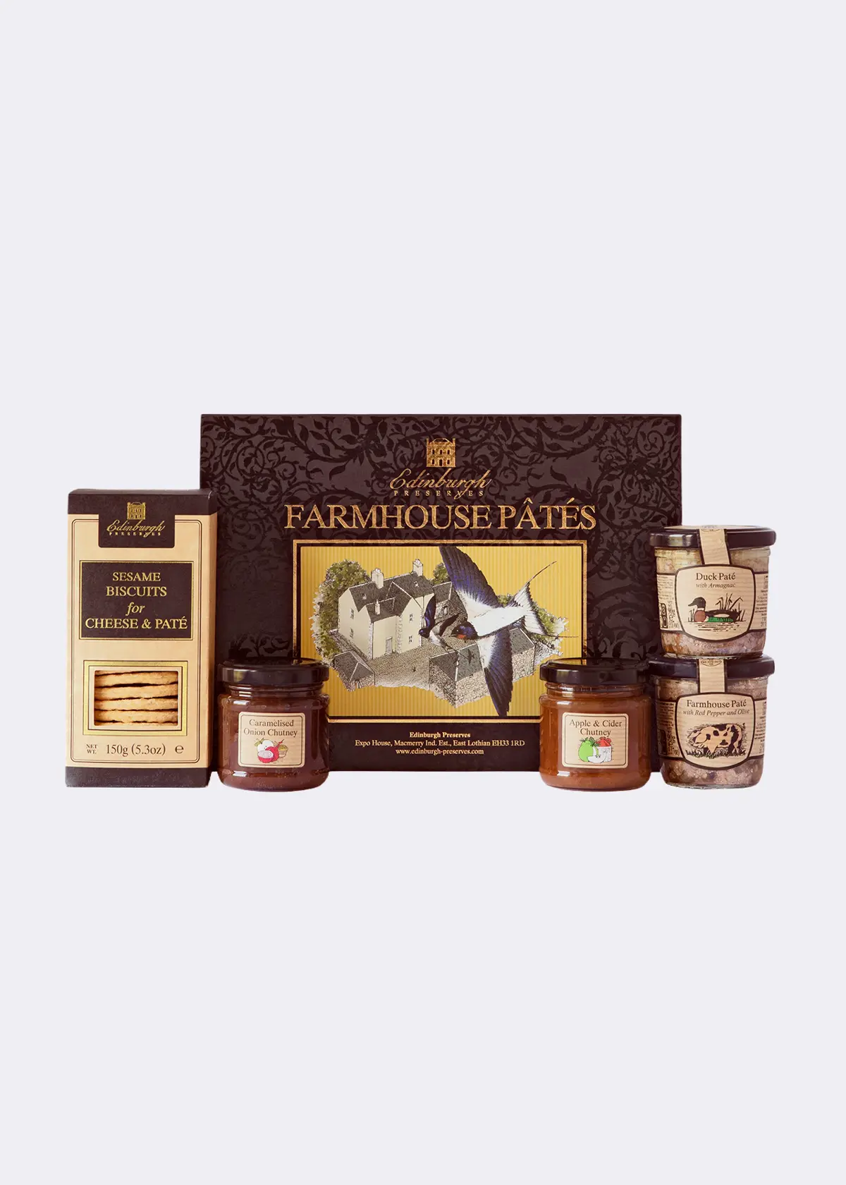 A photo of Edinburgh Preserves Farmhouse Pates Gift Set