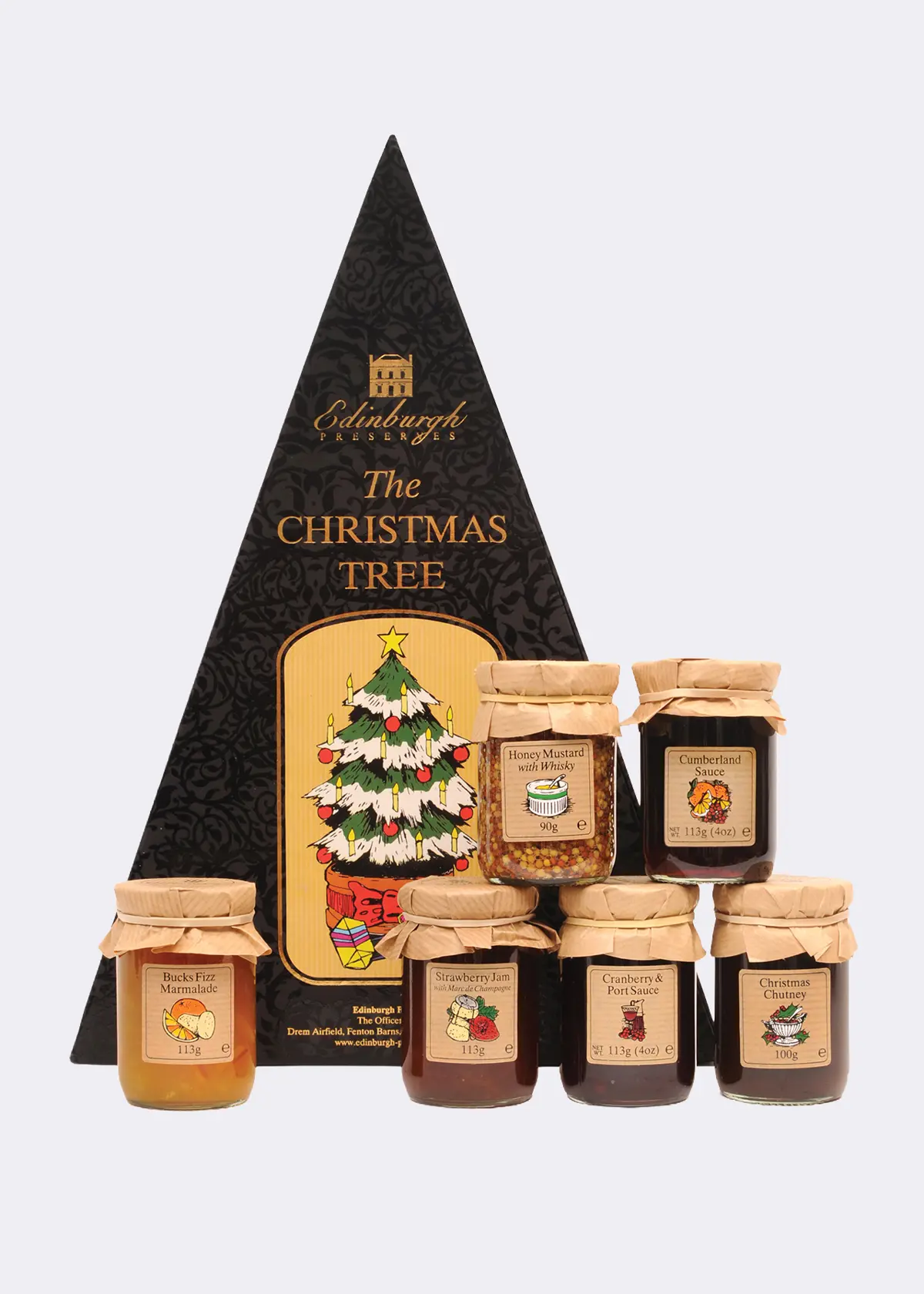 A photo of Edinburgh Preserves The Christmas Tree Gift Set
